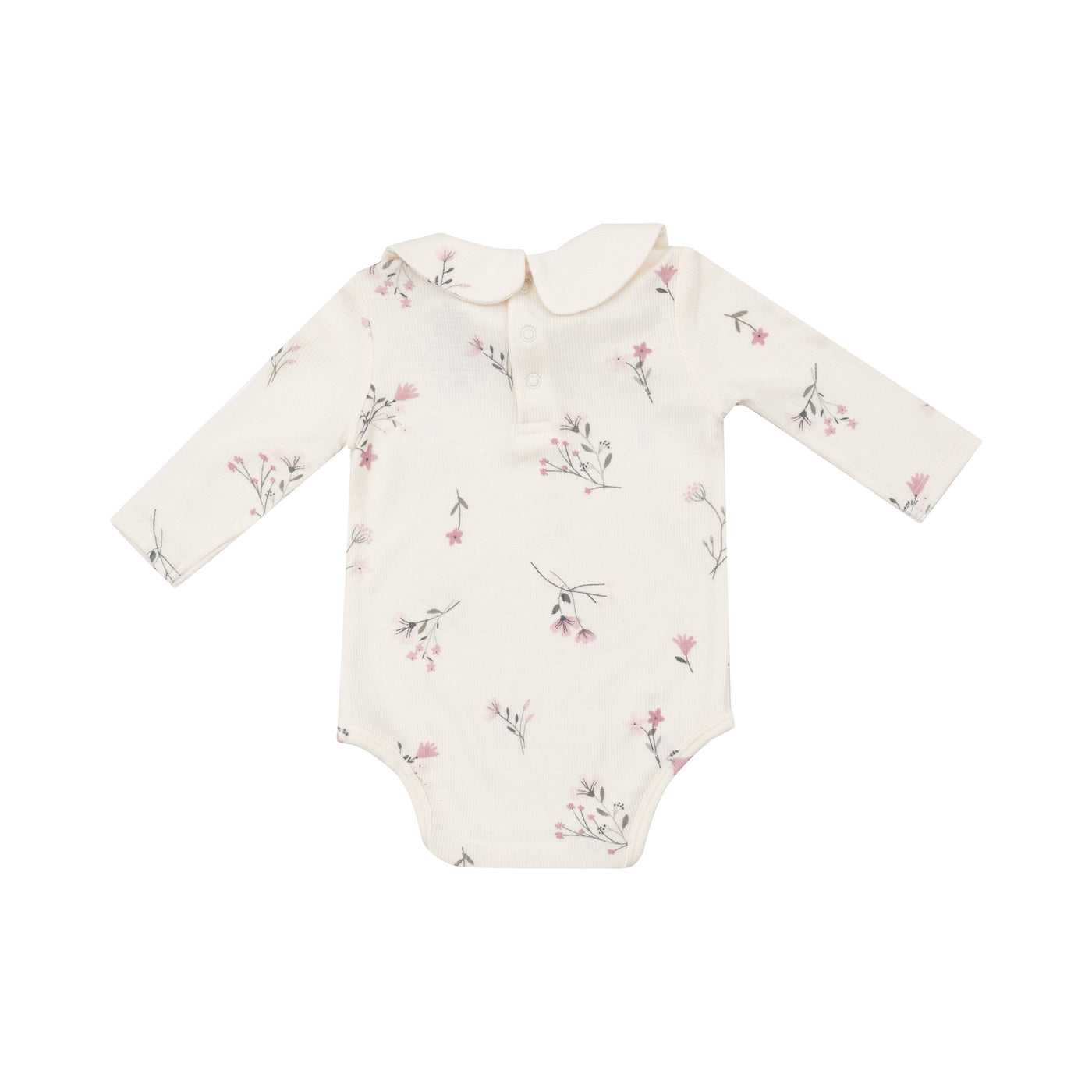 Peter Pan Collar Bodysuit - Wispy Floral