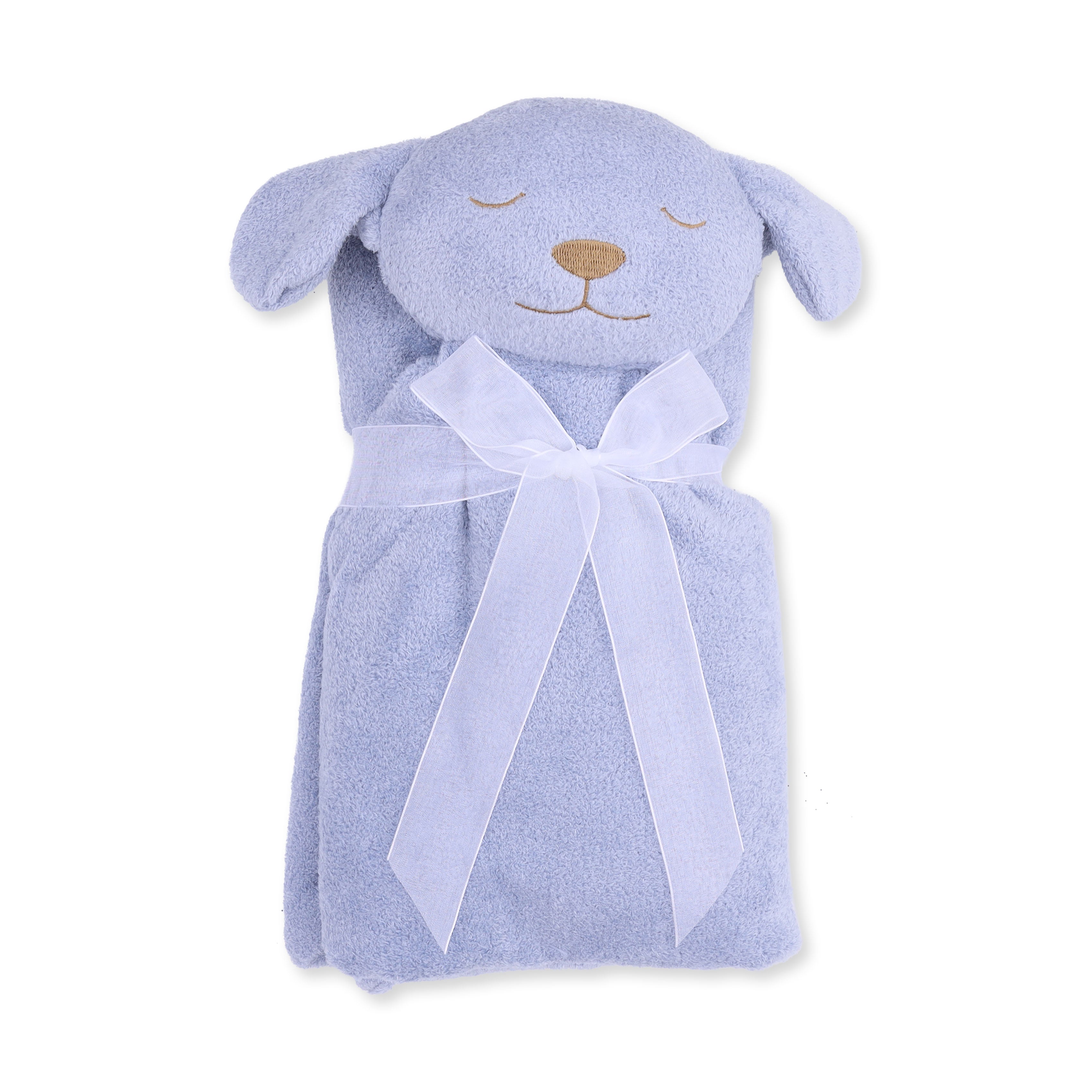 Dusty Blue Puppy Nap Blanket