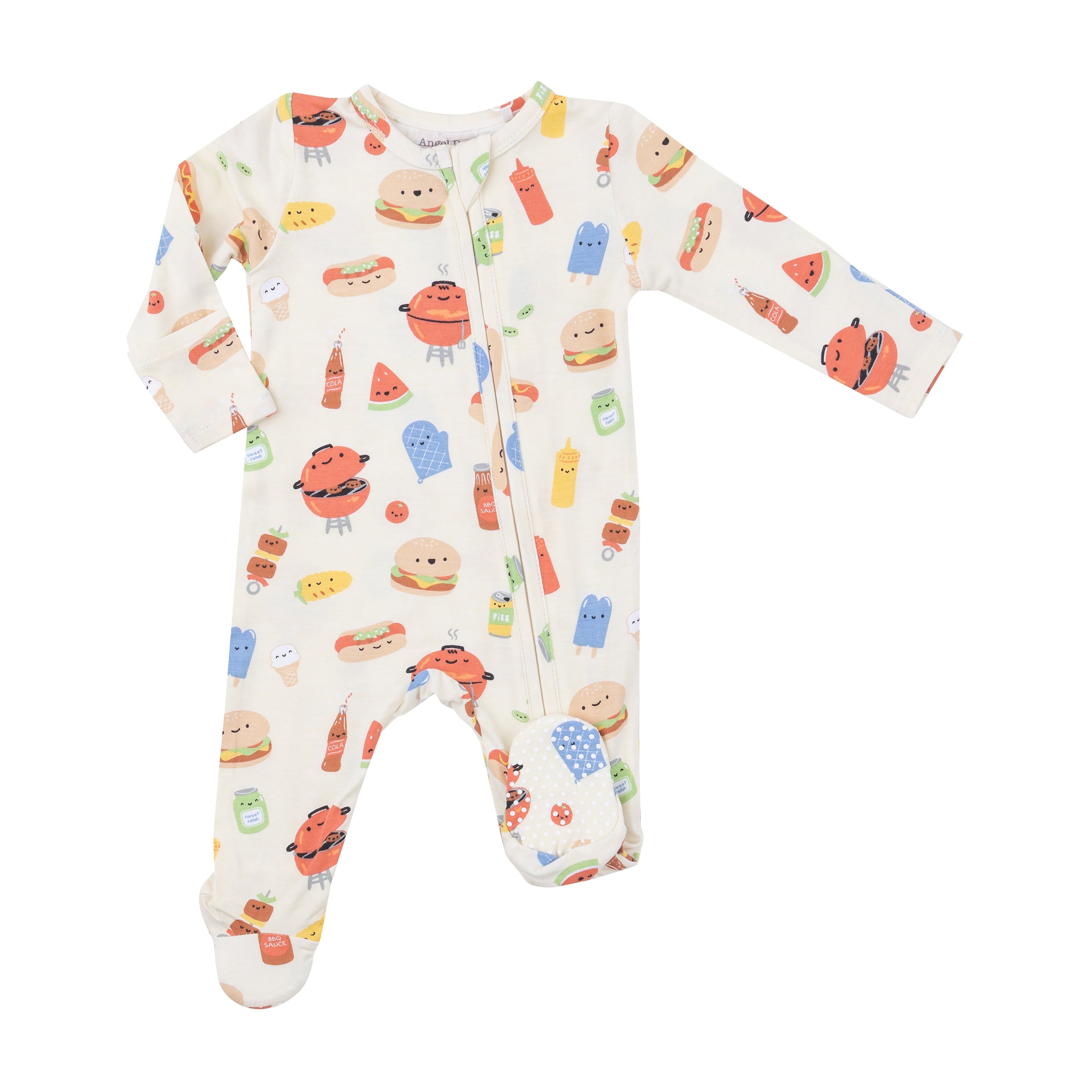 2 Way Zipper Footie Bbq Buddies Angel Dear