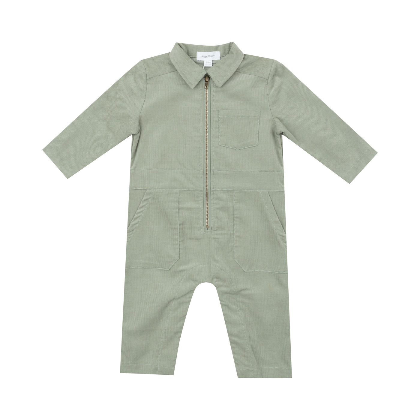 Retro Jumpsuit - Corduroy Desert Sage-Angel Dear