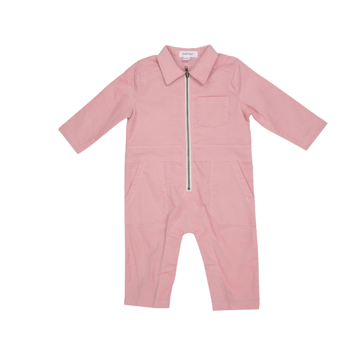 Retro Jumpsuit - Coral Blush-Angel Dear