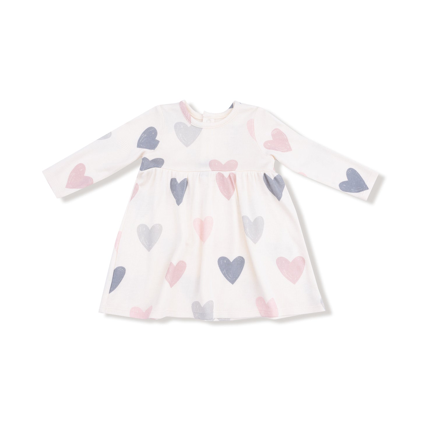 Simple Dress + Bloomer in our  Hearts print from Angel Dear