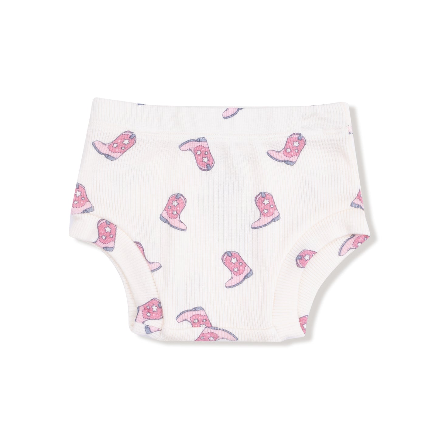 Simple Dress + Bloomer in our  Petite Cowgirl Boots print from Angel Dear