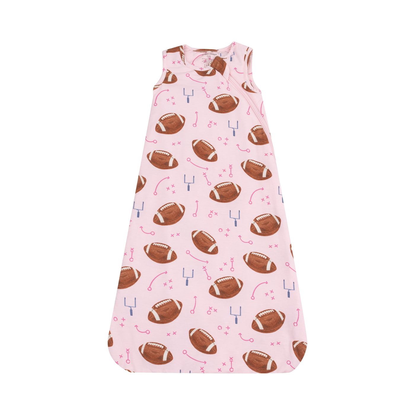 Sleep Bag - Pink Footballs by Angel Dear