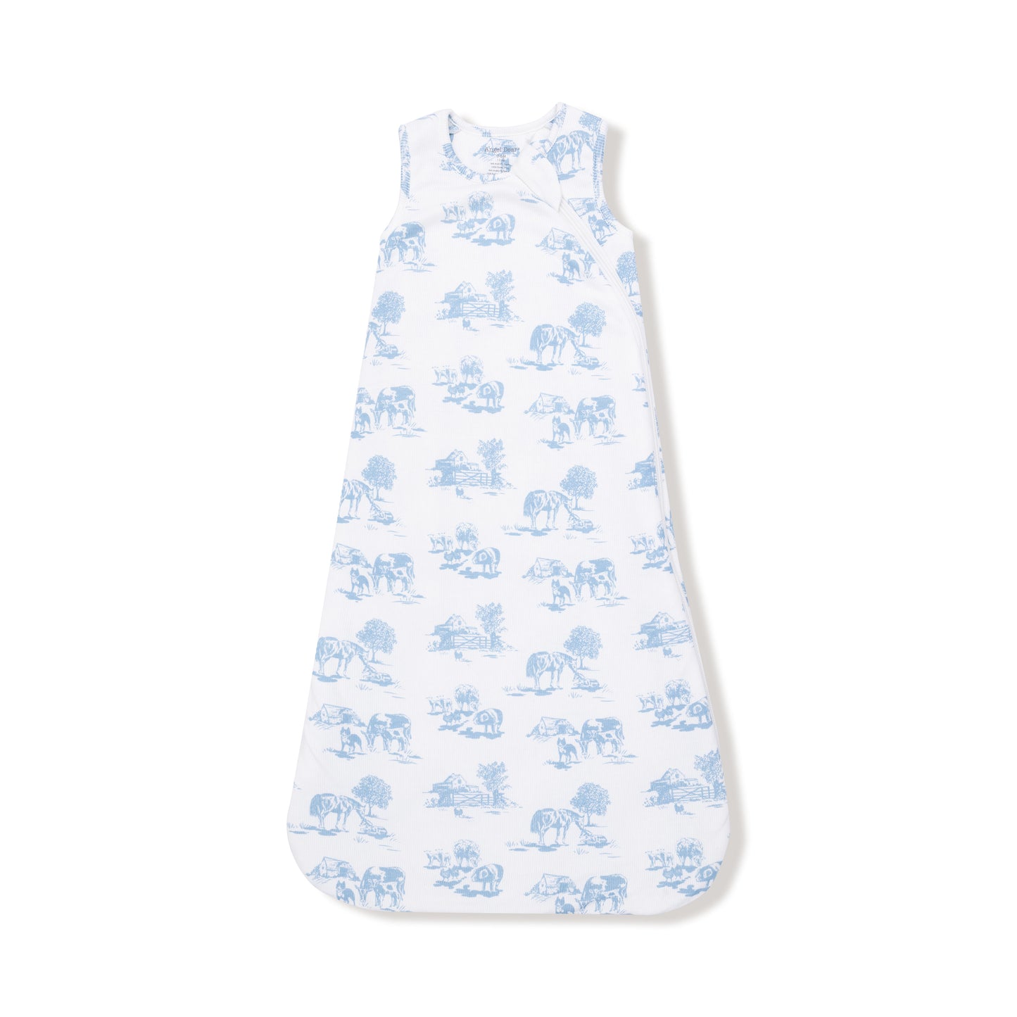 Sleep Bag in our  Farm Toile - Blue print from Angel Dear