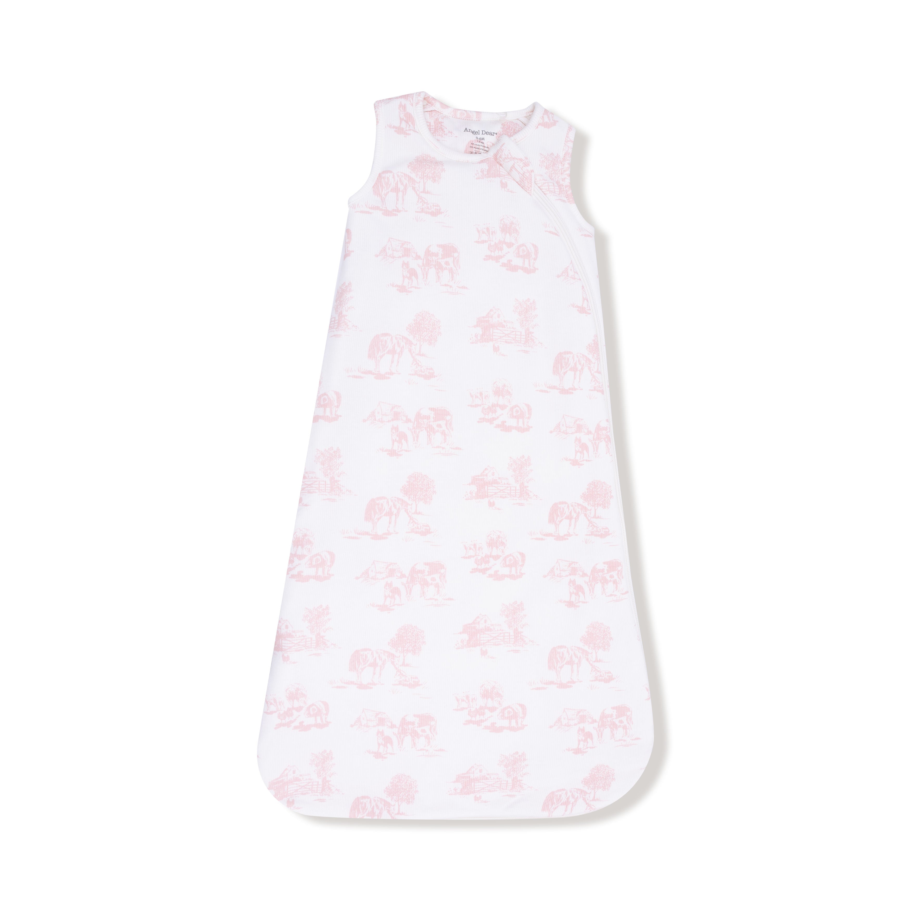 Sleep Bag in our  Farm Toile - Pink print from Angel Dear