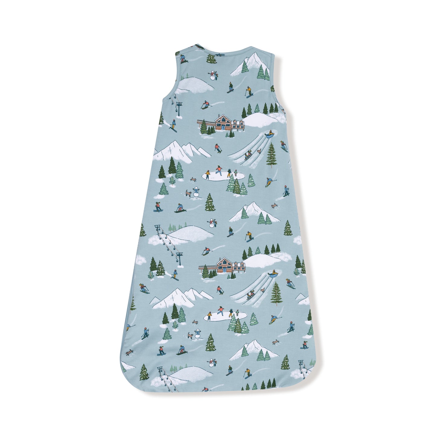 Sleep Bag in our  Winter Fun Skiers print from Angel Dear