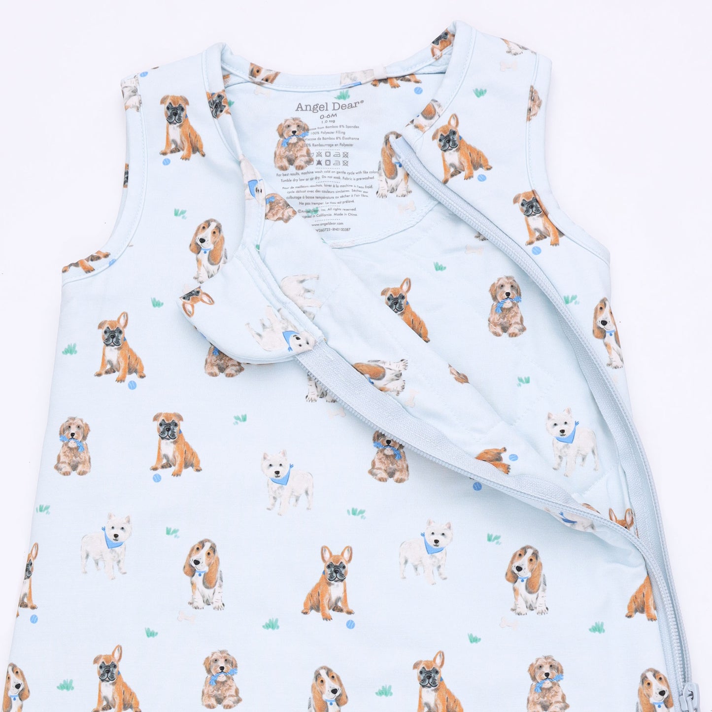 Bestie Dogs Blue - Sleep Bag