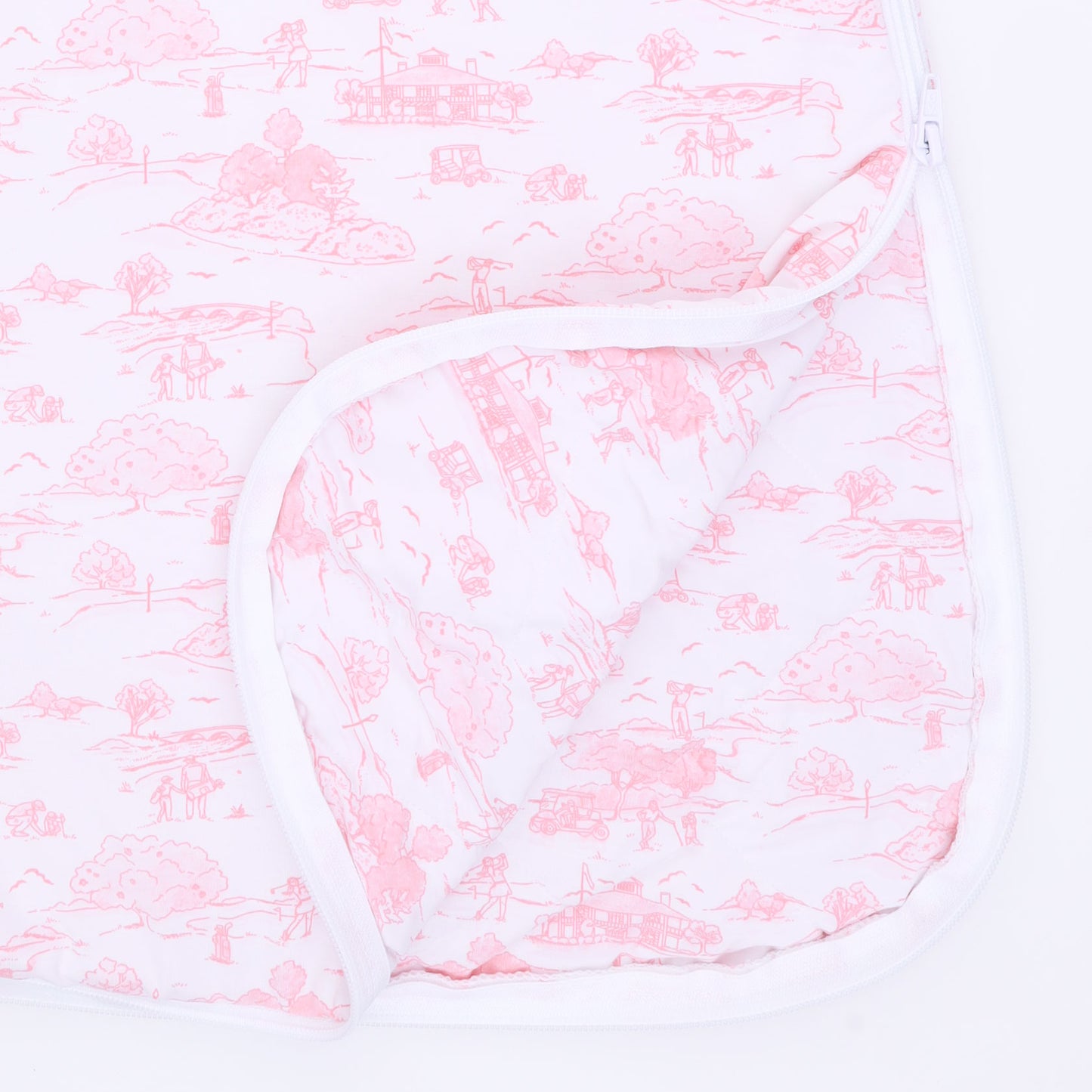 Golf Toile Pink - Sleep Bag
