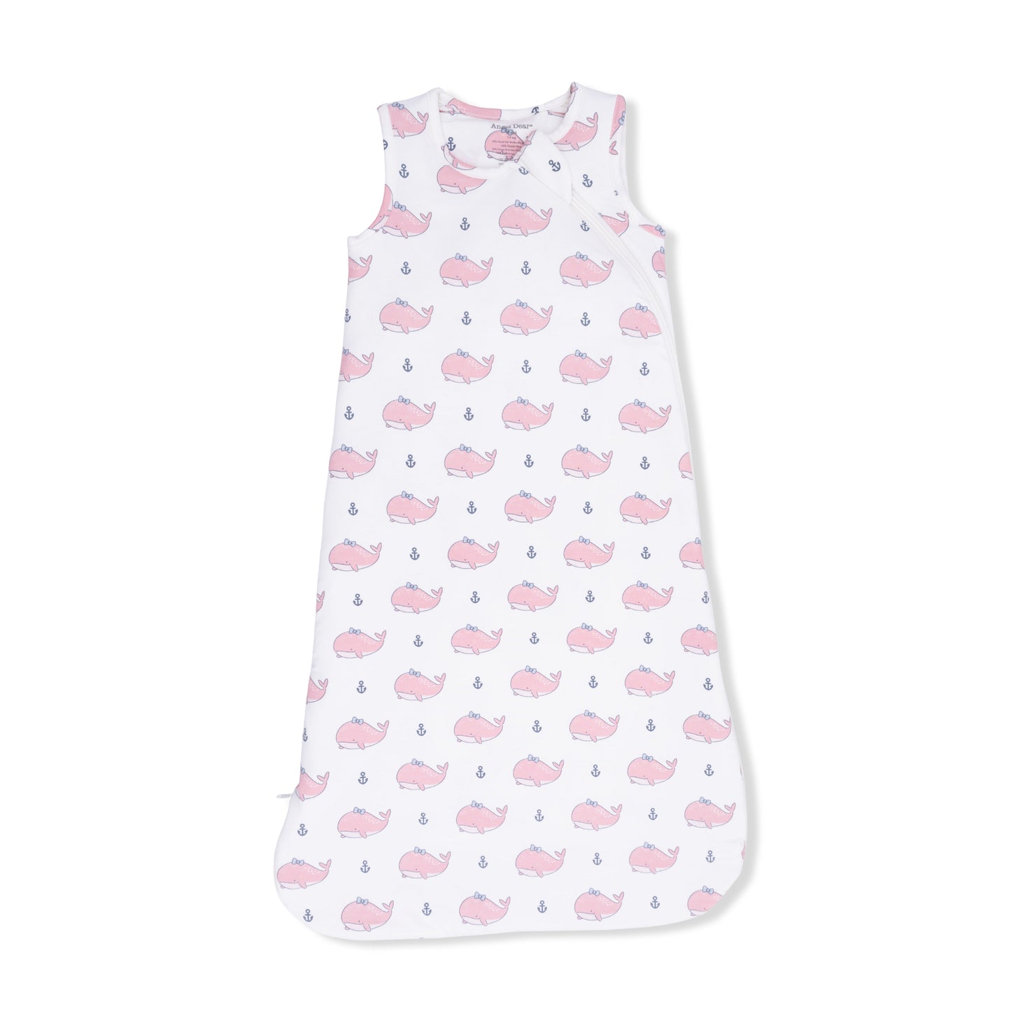 Bubbly Whale with Bow Pink - Sleep Bag-Angel Dear