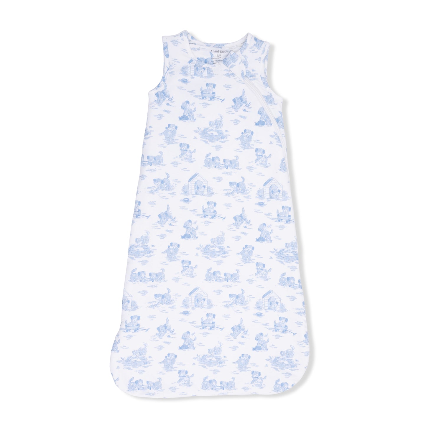 Puppy Toile Blue - Sleep Bag-Angel Dear