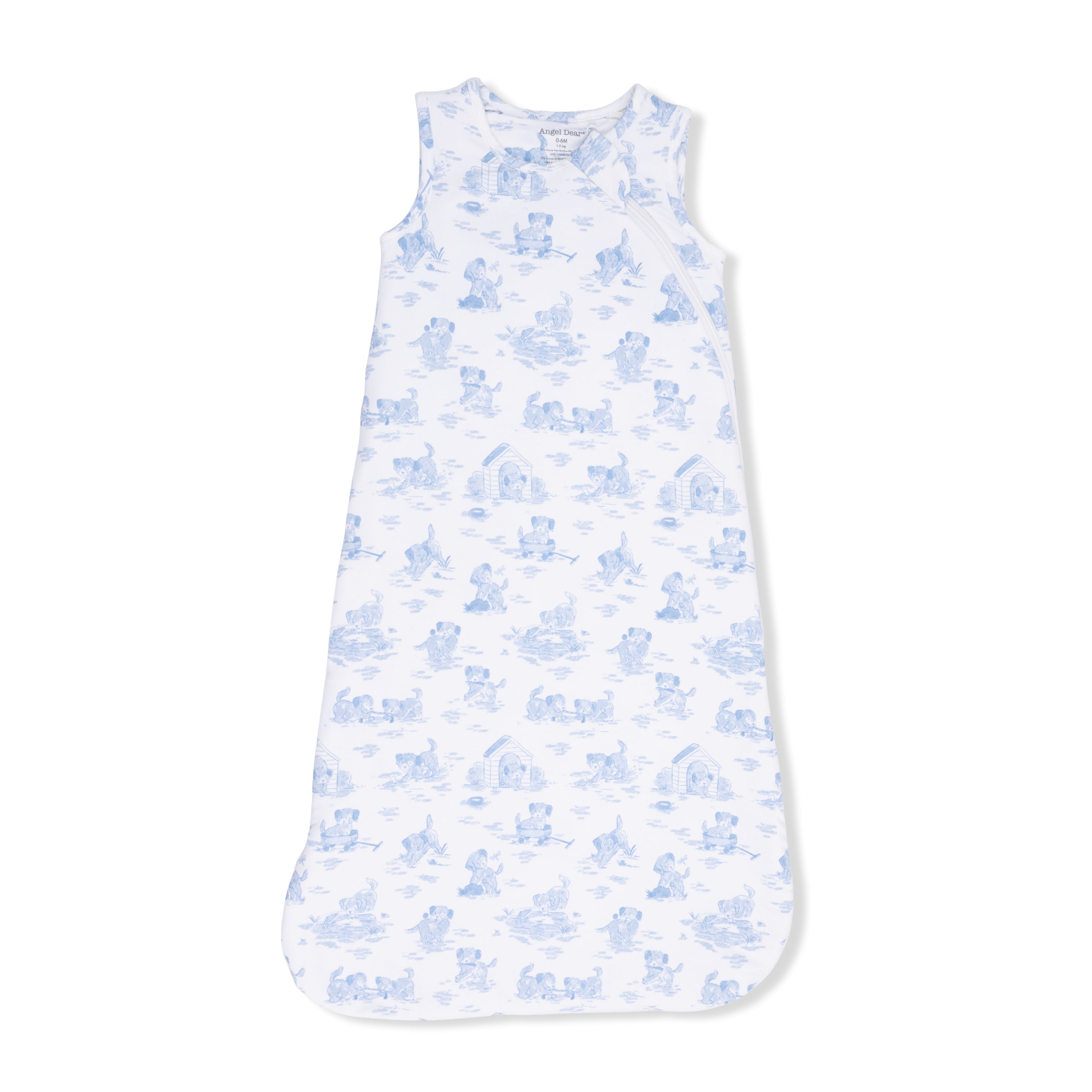 Puppy Toile Blue - Sleep Bag-Angel Dear