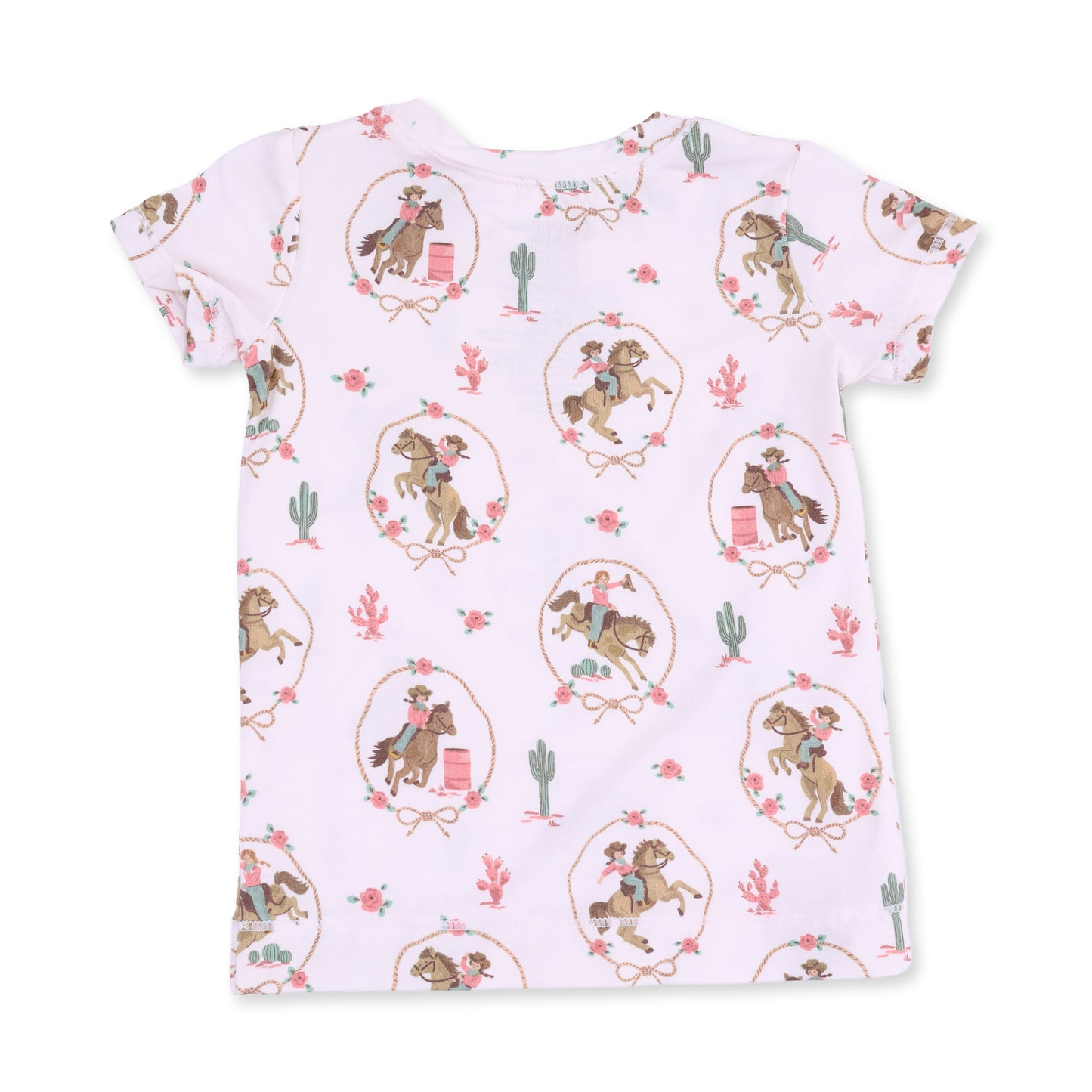 Cowgirl Cameos - Short Sleeve Loungewear Set