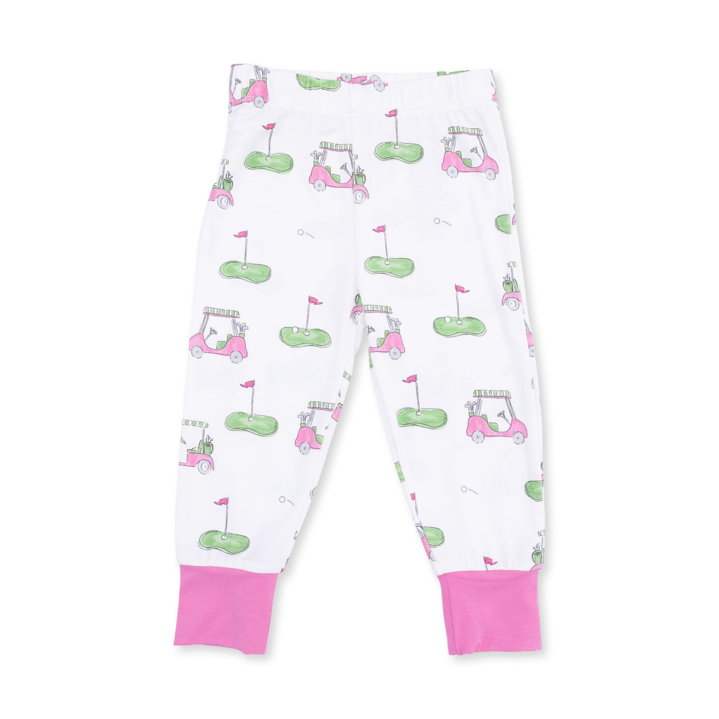 Golf Carts Pink - Short Sleeve Loungewear Set