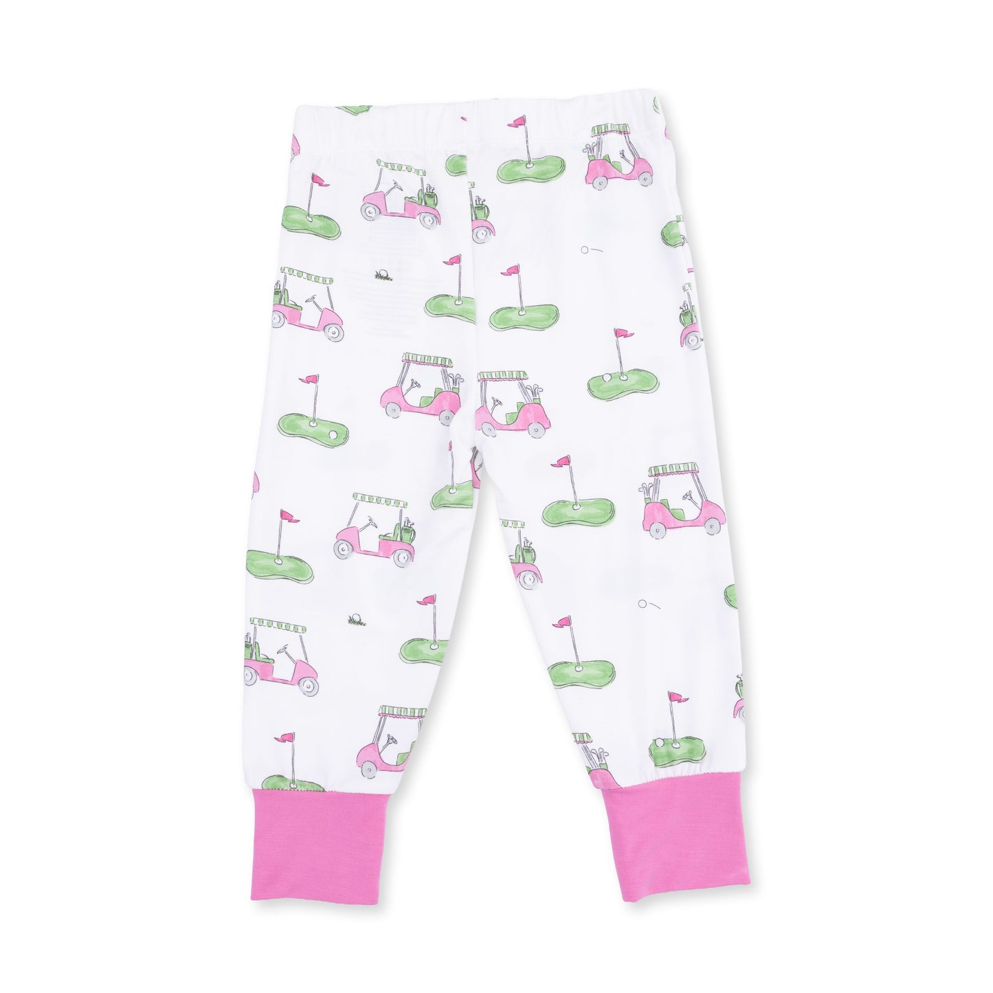 Golf Carts Pink - Short Sleeve Loungewear Set