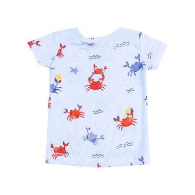 Short Sleeve  Loungewear Set - Crayon Crabs