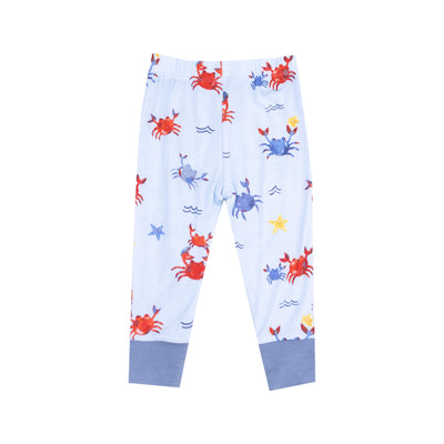 Short Sleeve  Loungewear Set - Crayon Crabs