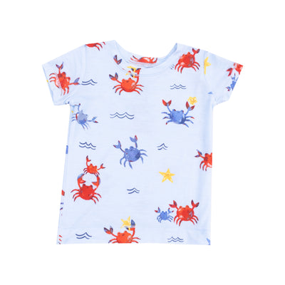 Short Sleeve  Loungewear Set - Crayon Crabs