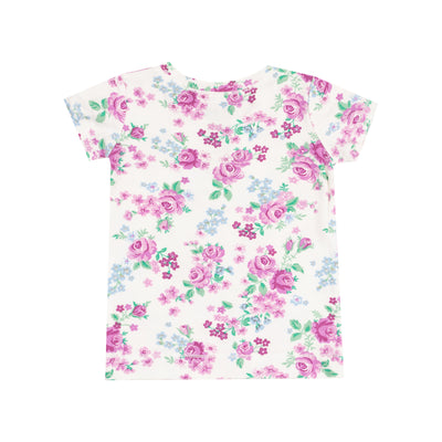 Short Sleeve Loungewear Set - Cute Little Roses