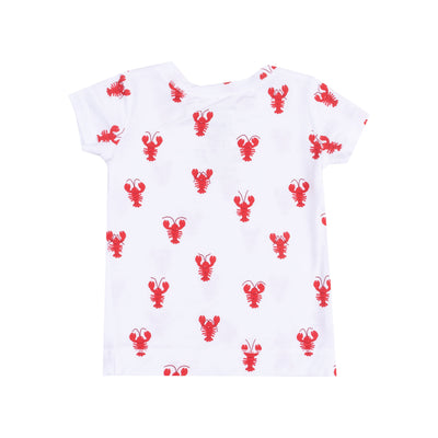 Short Sleeve Loungewear - Lobster Bamboo