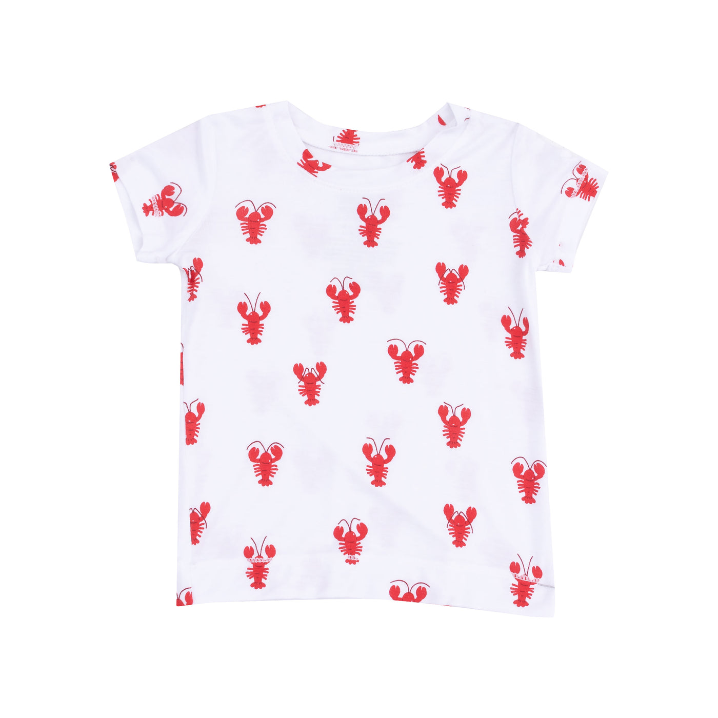 Short Sleeve Loungewear - Lobster Bamboo