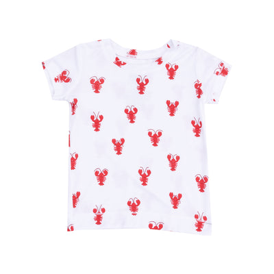 Short Sleeve Loungewear - Lobster Bamboo-Angel Dear