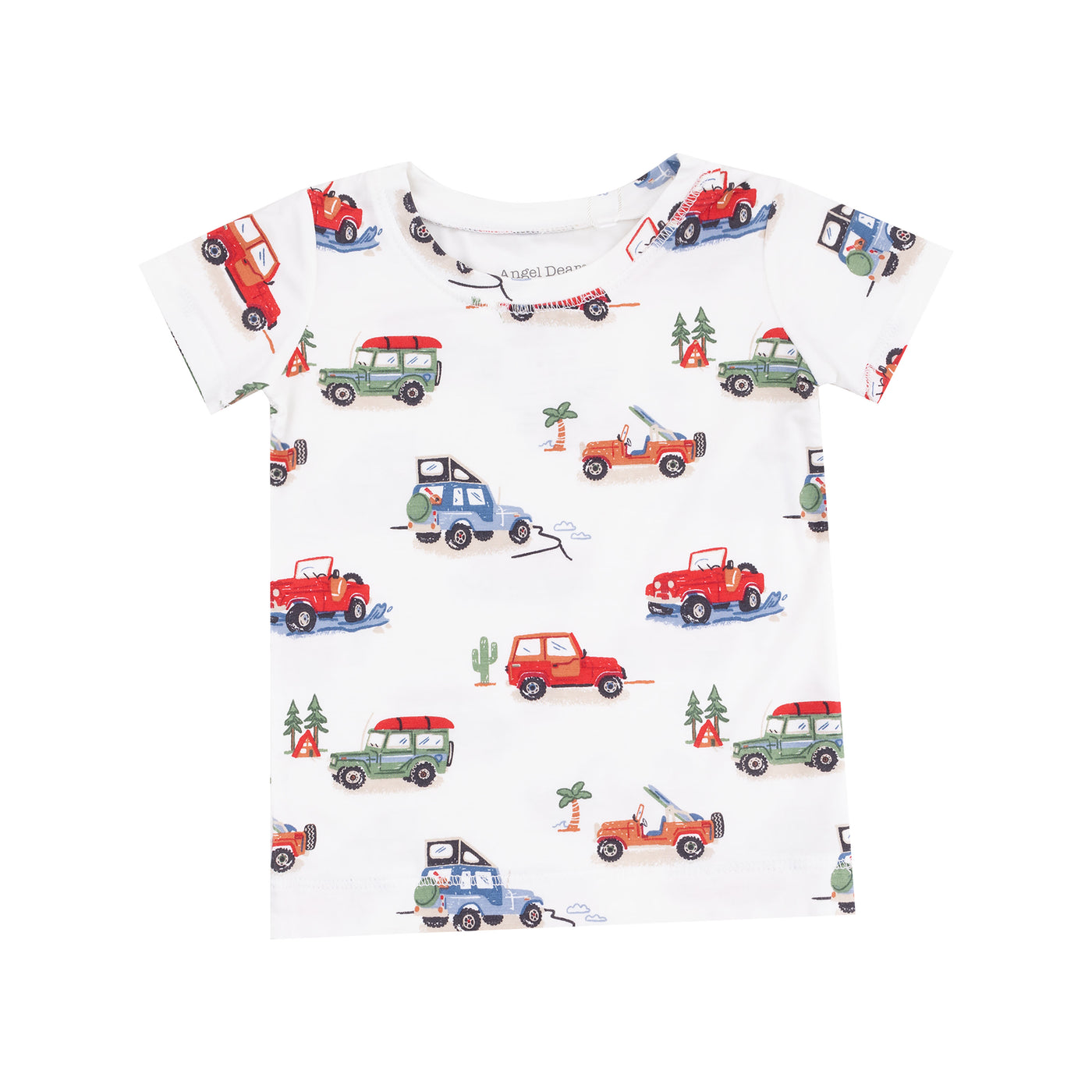 Short Sleeve Loungewear Set - Off-Road Adventure