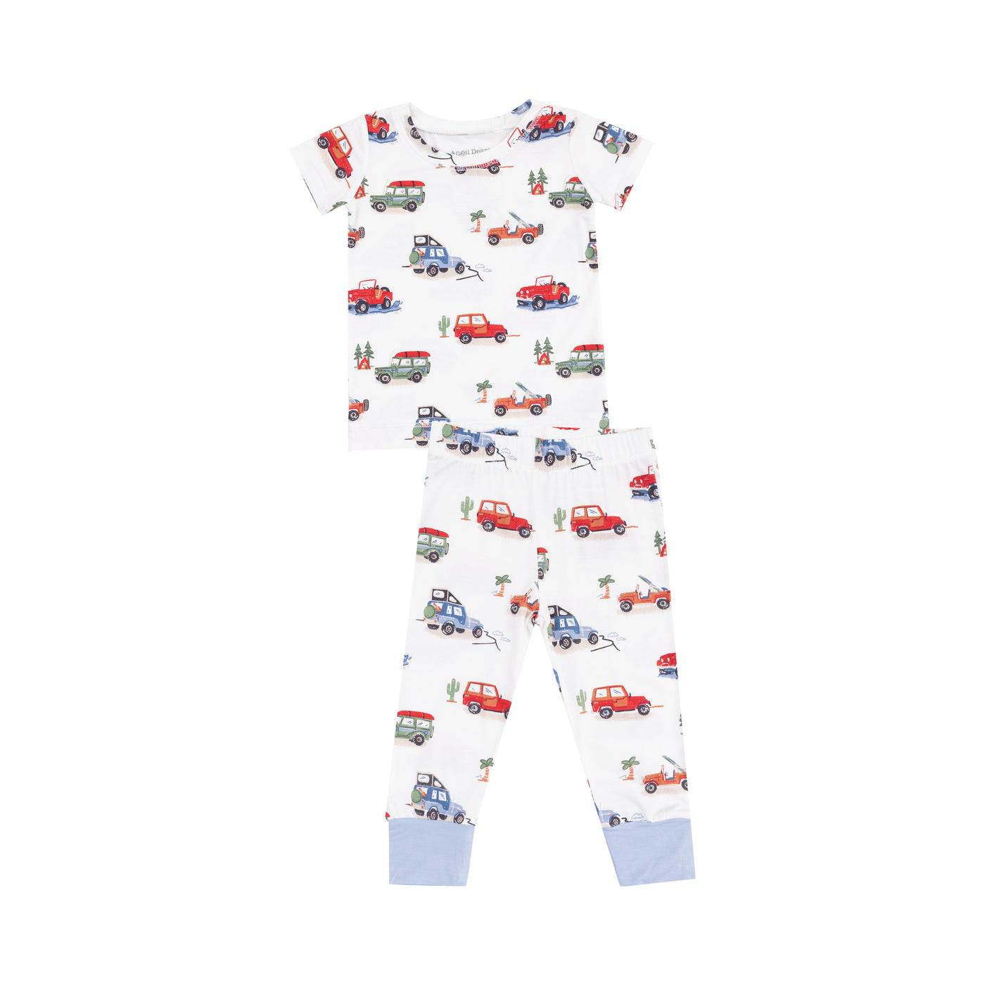 Short Sleeve Loungewear Set - Off-Road Adventure