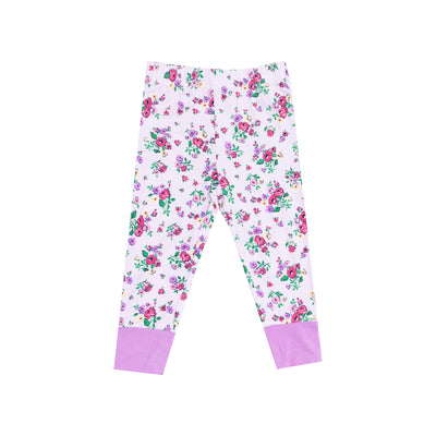 Short Sleeve Loungewear Set - Preppy Roses