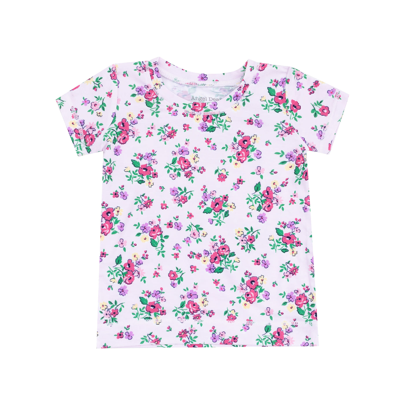 Short Sleeve Loungewear Set - Preppy Roses