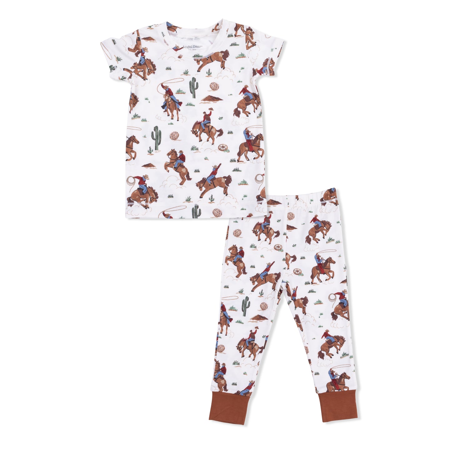 Buckaroo Western - Short Sleeve Loungewear Set-Angel Dear