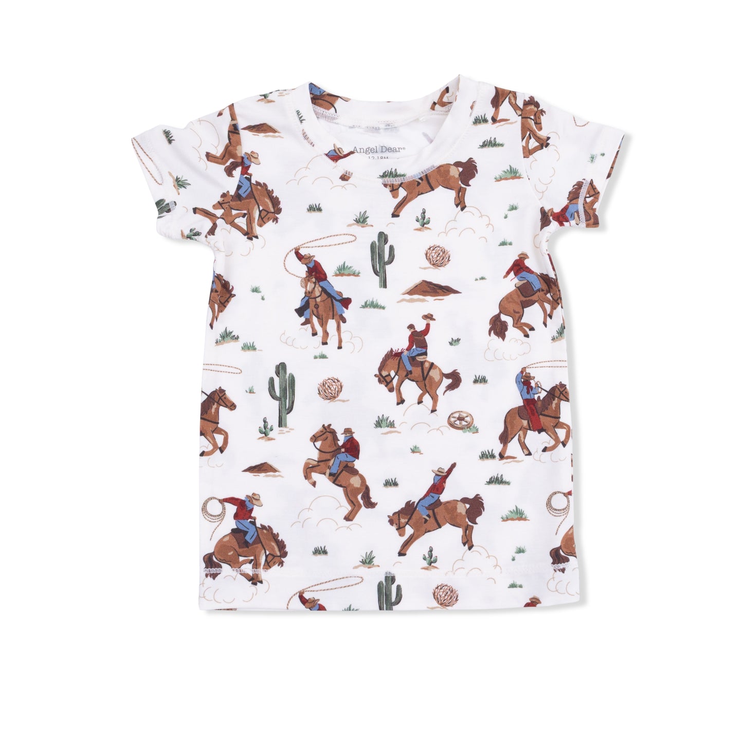 Buckaroo Western - Short Sleeve Loungewear Set-Angel Dear