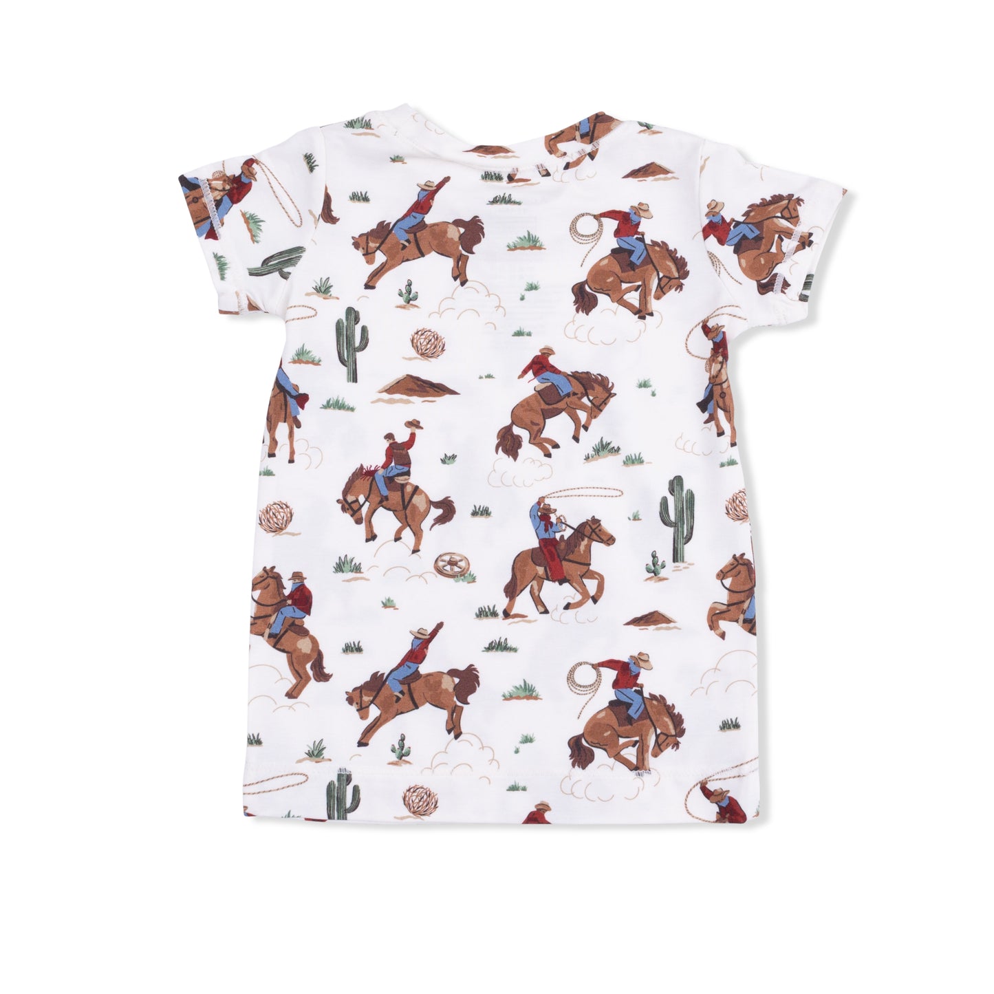 Buckaroo Western - Short Sleeve Loungewear Set-Angel Dear