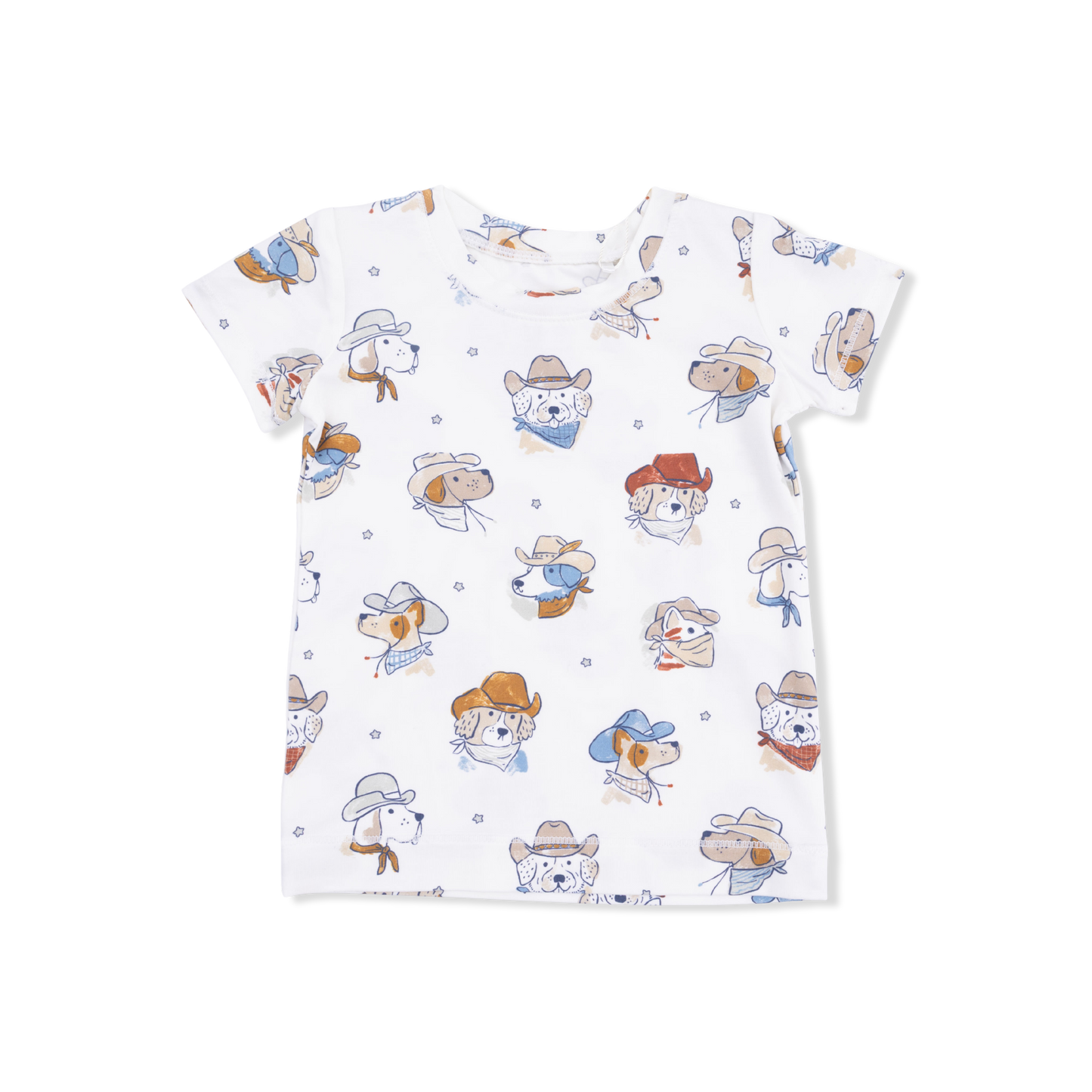 Cowdogs - Short Sleeve Loungewear Set-Angel Dear