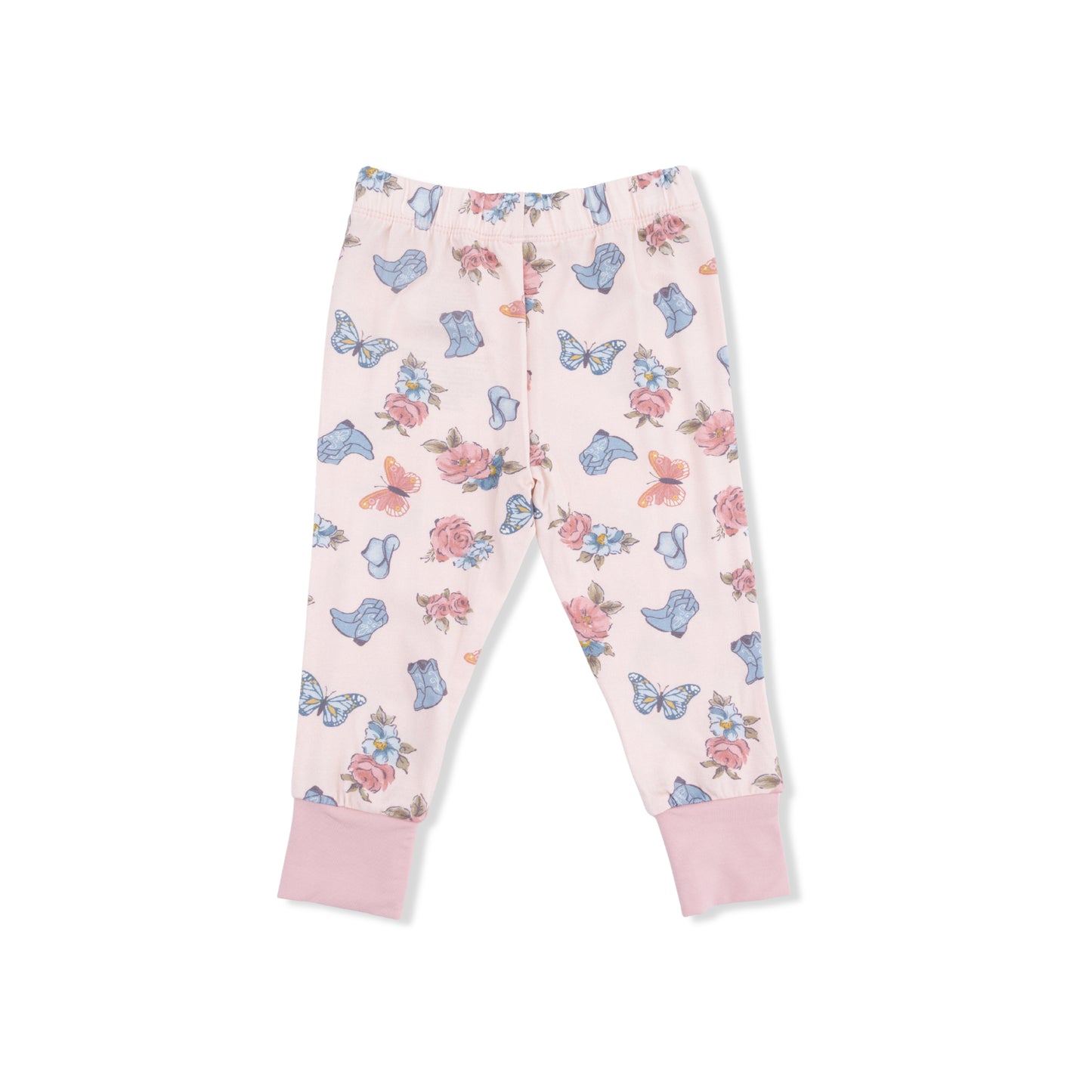 Country Girl Boots - Short Sleeve Loungewear Set-Angel Dear