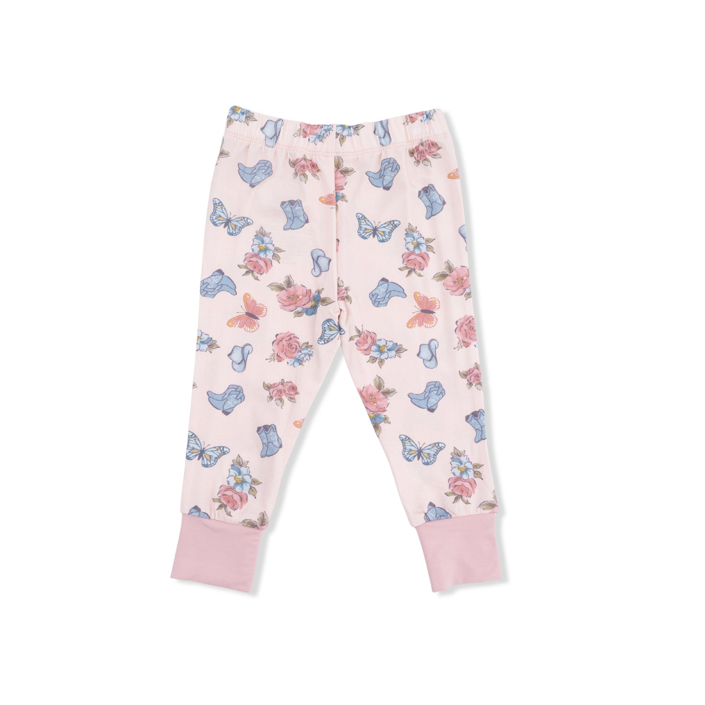 Country Girl Boots - Short Sleeve Loungewear Set-Angel Dear