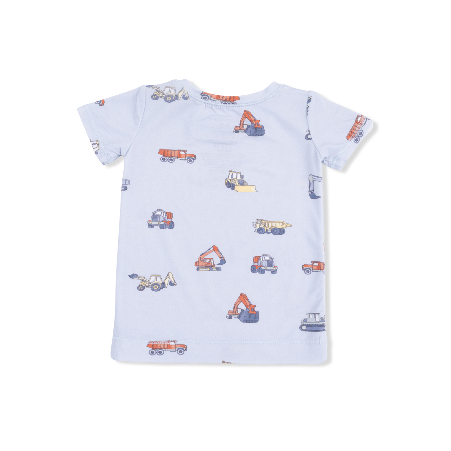 Construction Vehicles - Short Sleeve Loungewear Set-Angel Dear