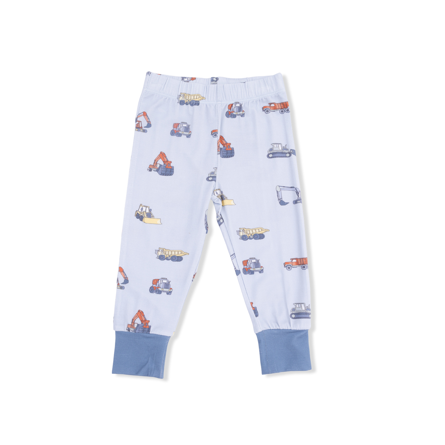 Construction Vehicles - Short Sleeve Loungewear Set-Angel Dear