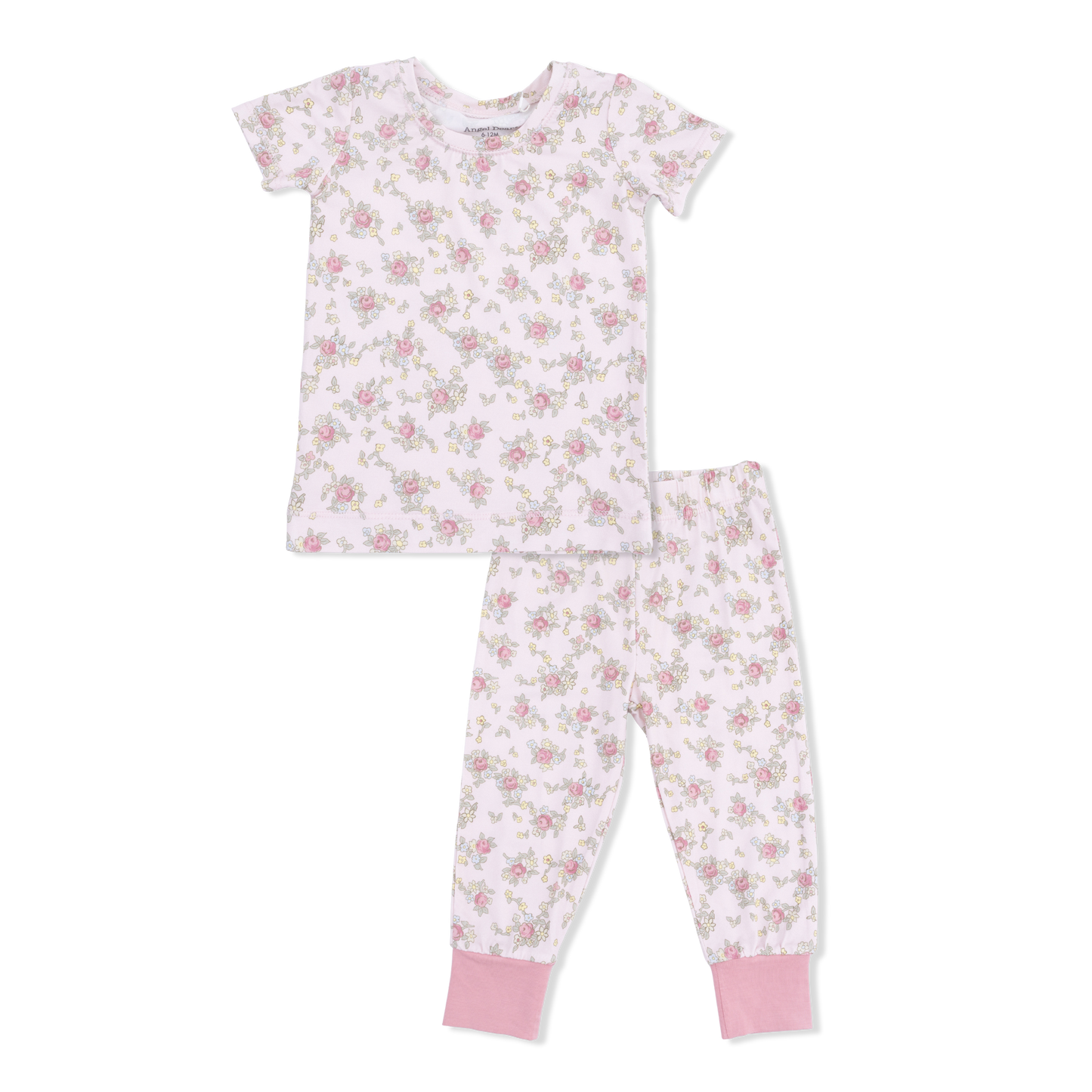 Edith's Rose Garden - Short Sleeve Loungewear Set-Angel Dear