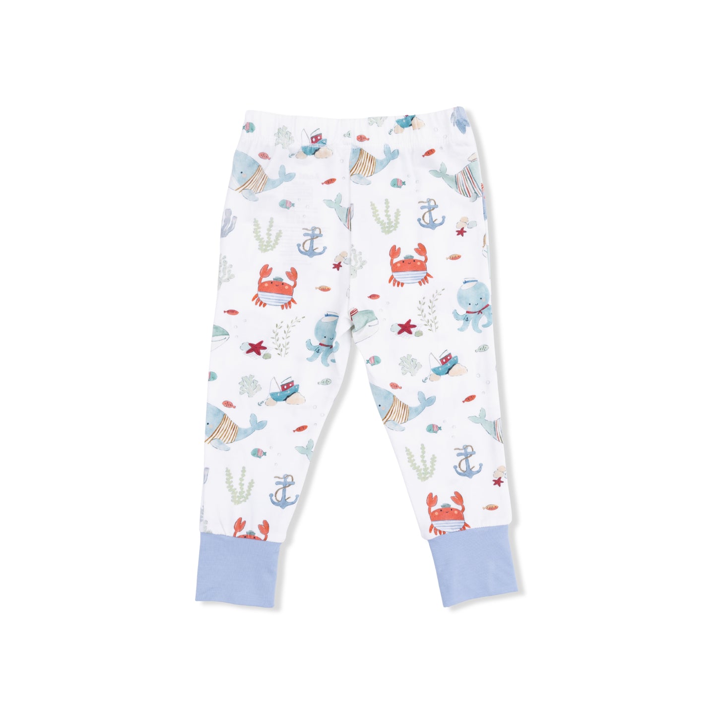 Sailor Sea Creatures - Short Sleeve Loungewear Set-Angel Dear
