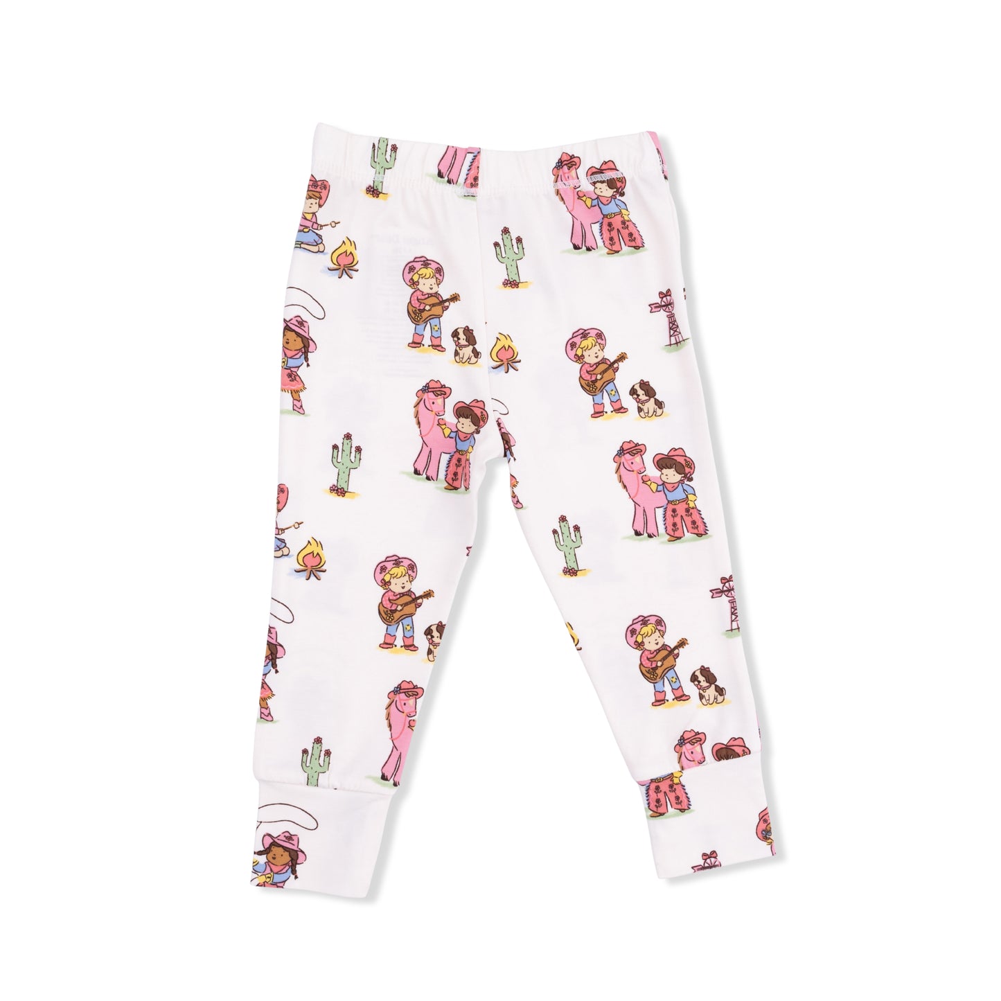 Vintage Cowgirls - Short Sleeve Loungewear Set-Angel Dear