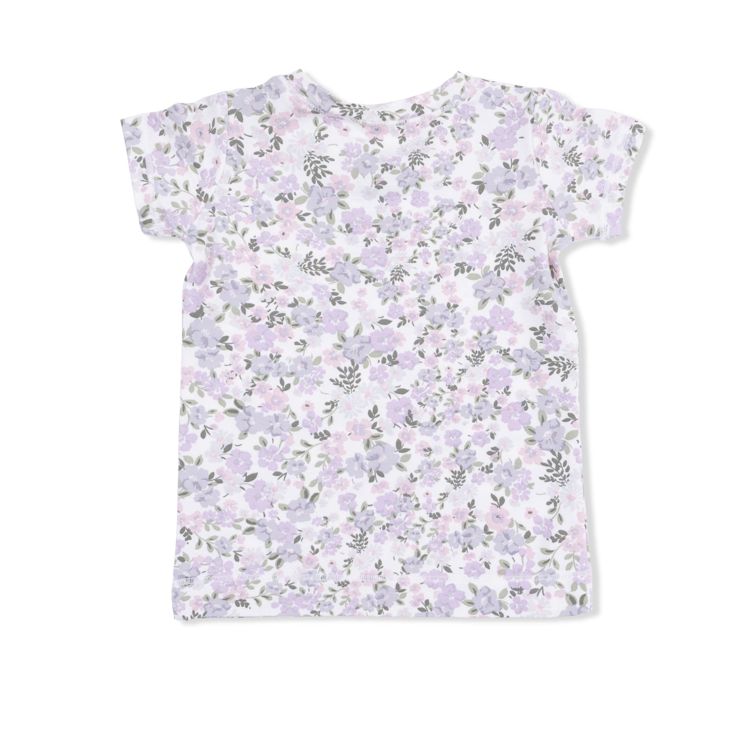 Shannon Floral - Short Sleeve Loungewear Set-Angel Dear