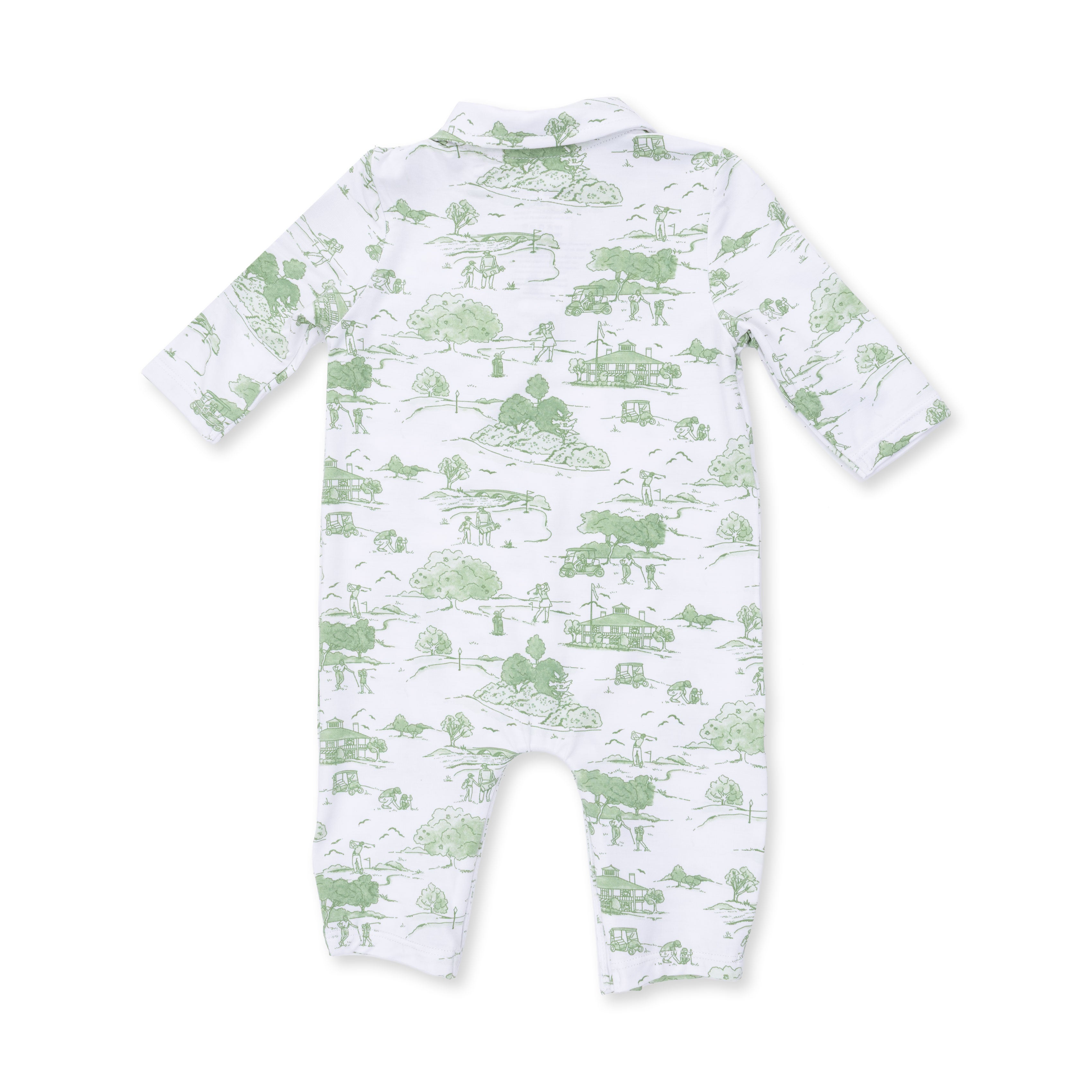 Golf Toile Green - Polo Romper