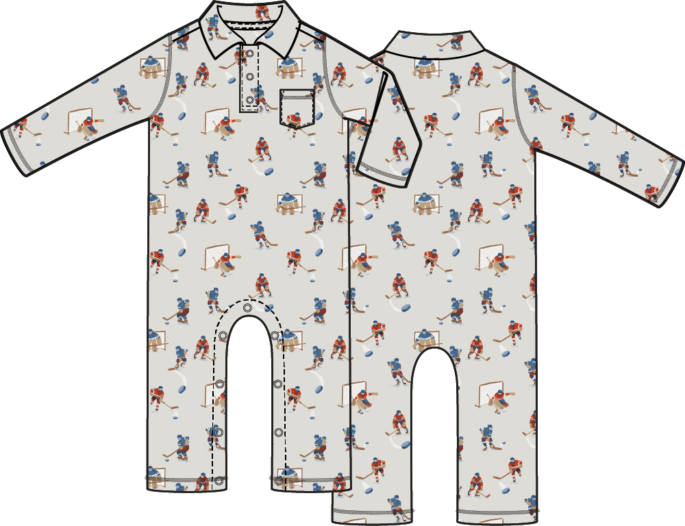 Hockey Players - Polo Romper