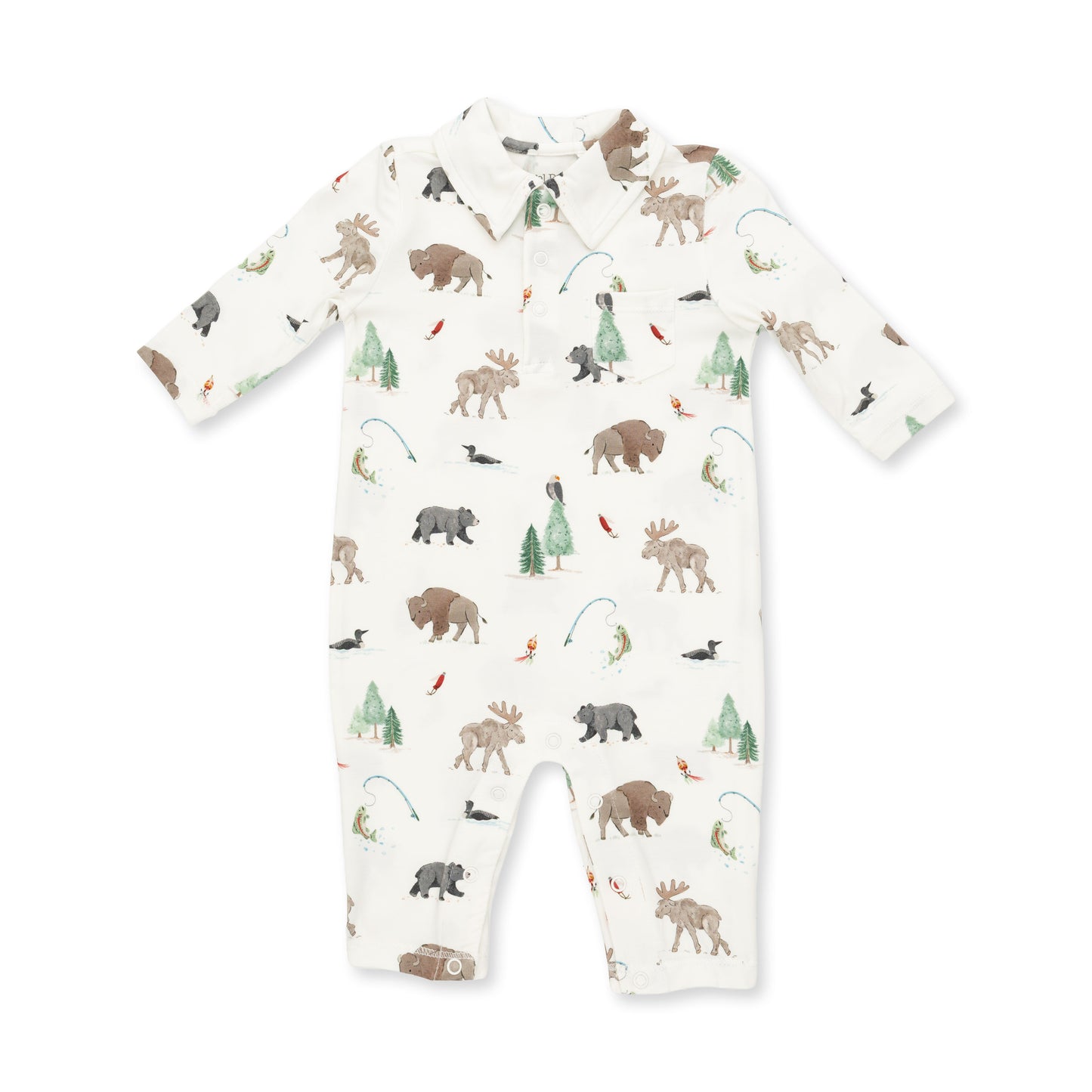 Northern Woodland Animals - Polo Romper
