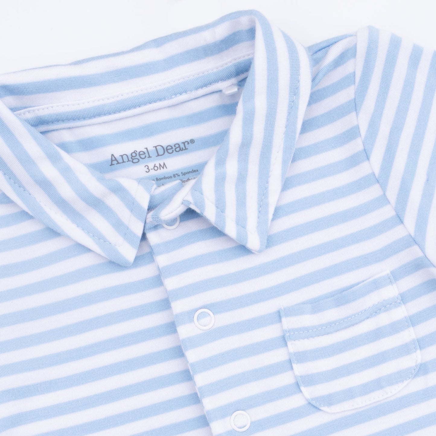 Striped Golf - Polo Shortie-Angel Dear