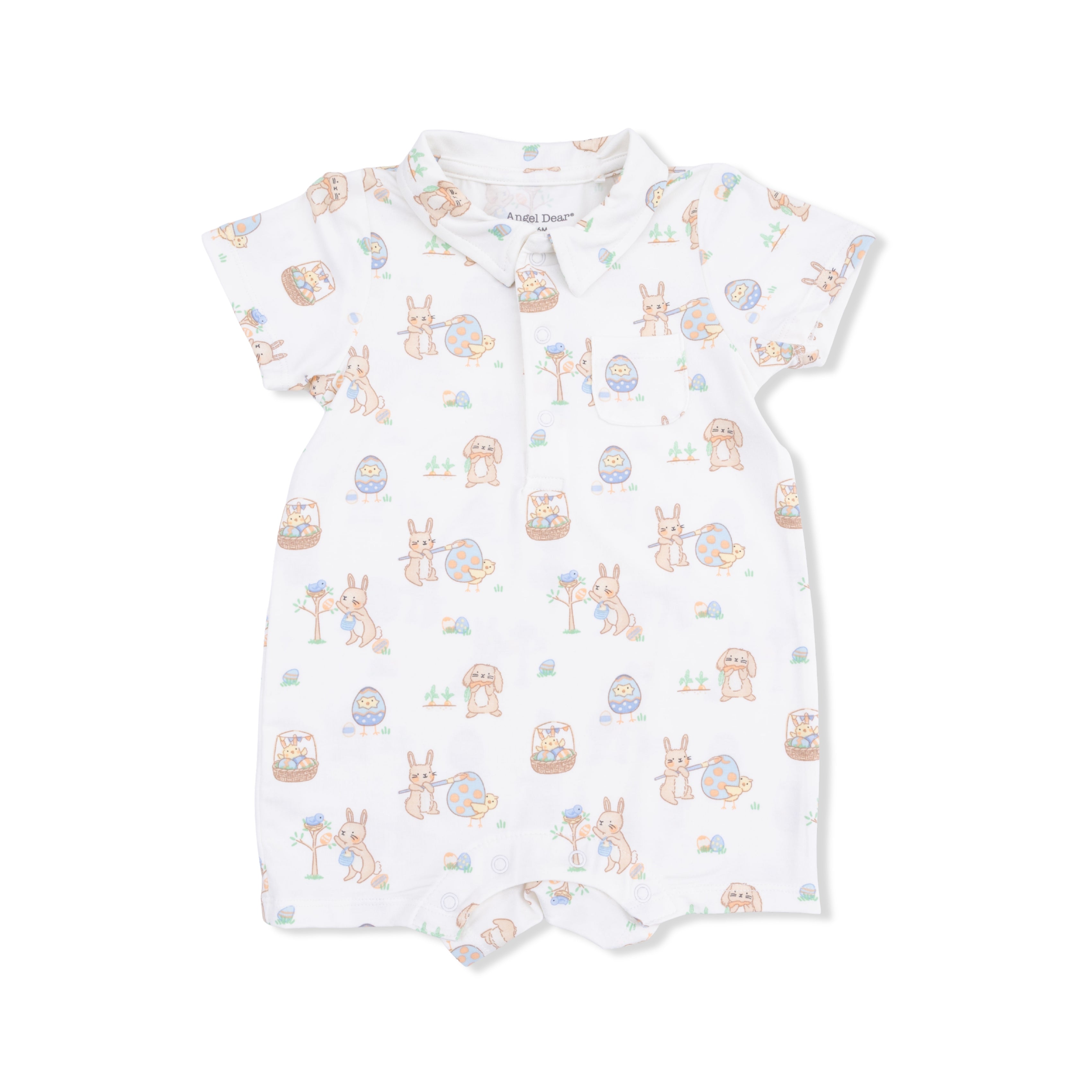 Easter Egg Hunt Uni  - Polo Shortie-Angel Dear