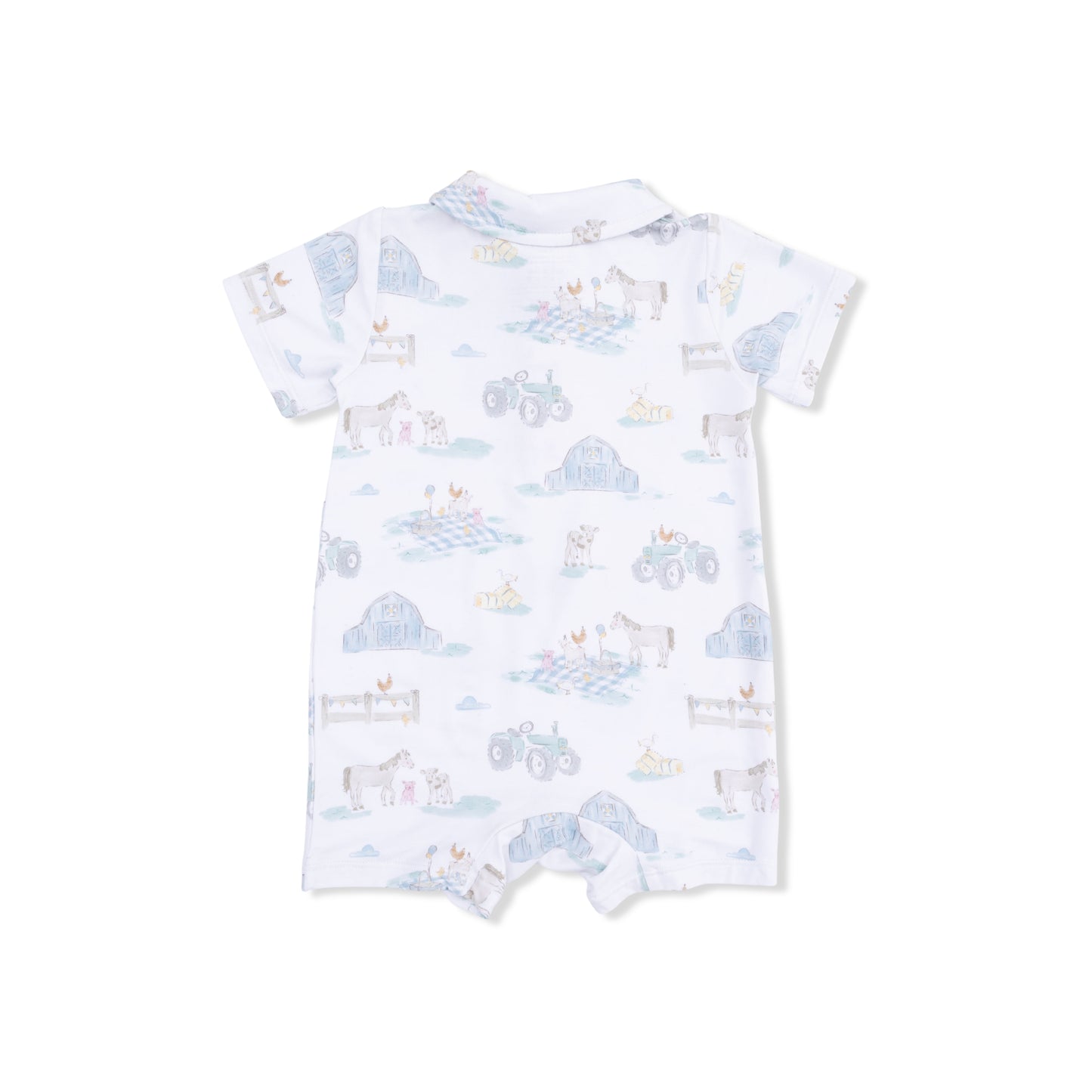 Farm Animal Party - Polo Shortie-Angel Dear