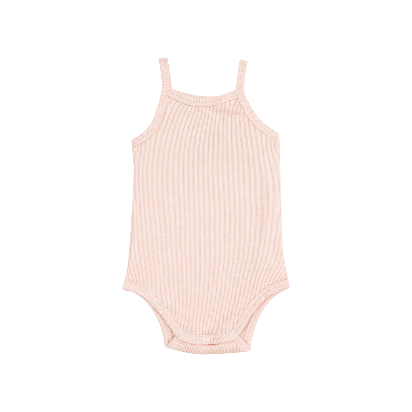 Tank Bodysuit - Solid Rose Smoke Ribbed