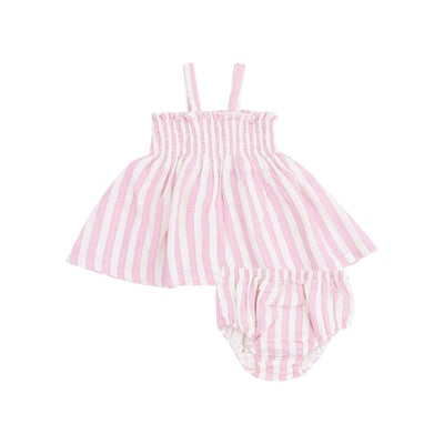 Smocked Top & Bloomer - Candy Stripe